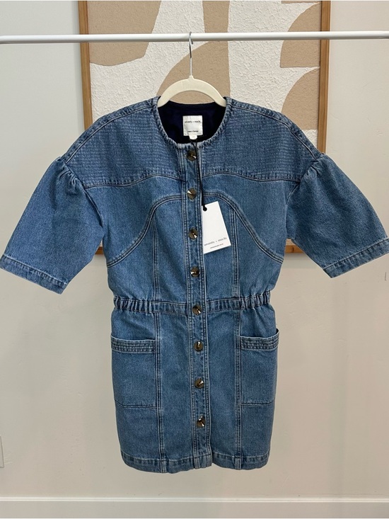 Seventy + Mochi Dresses & Skirts - Denim Button-Front Short Sleeve Dress